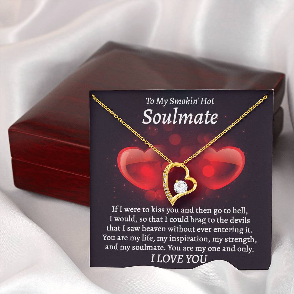 Valentine's Day Necklace Gift - Soulmate I Saw Heaven