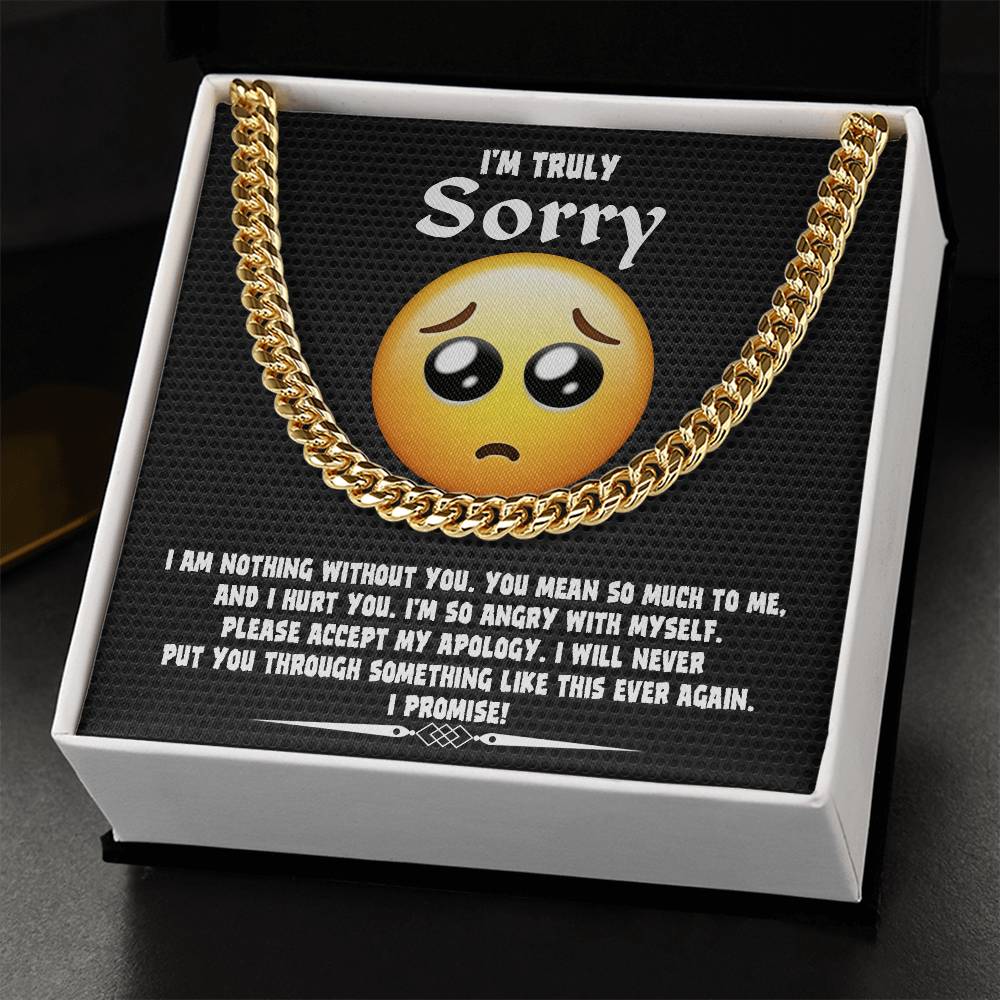 Apology Gift For Men (I'm Sorry) - Accept My Apology