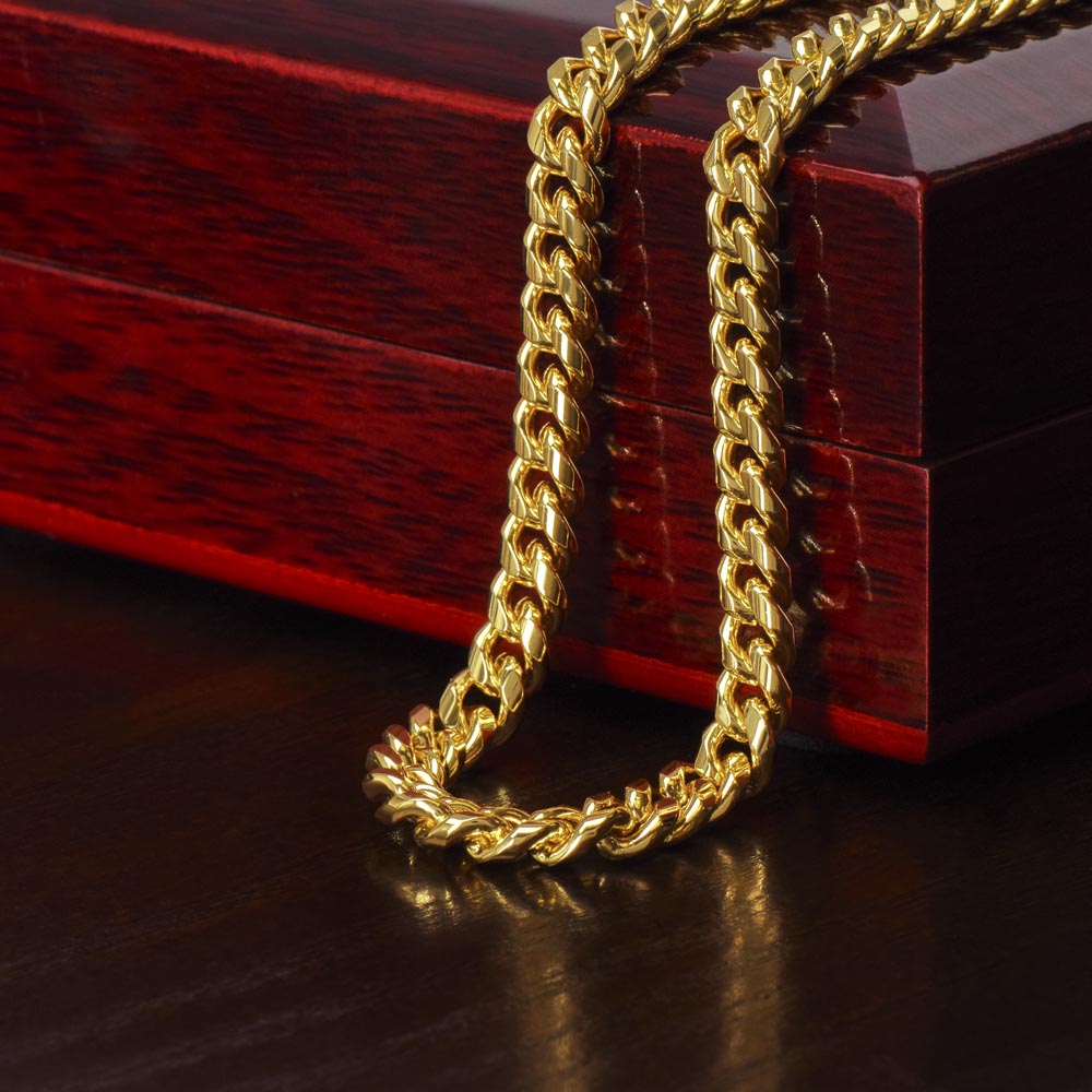 Cuban Link Chain Gift For Dog Dad - Never Take Sides