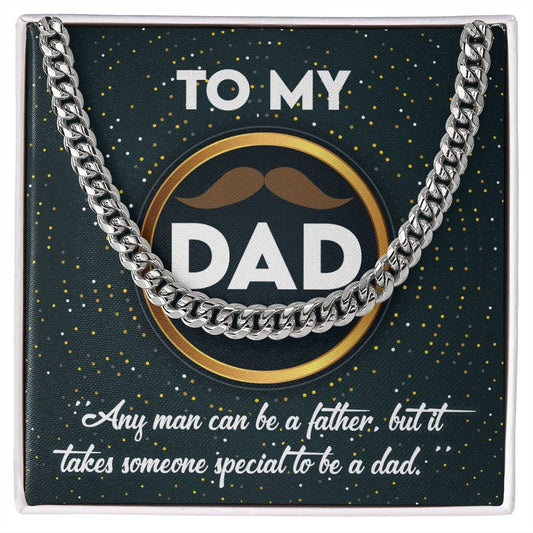 Cuban Link Chain Gift For Dad - Be A Dad