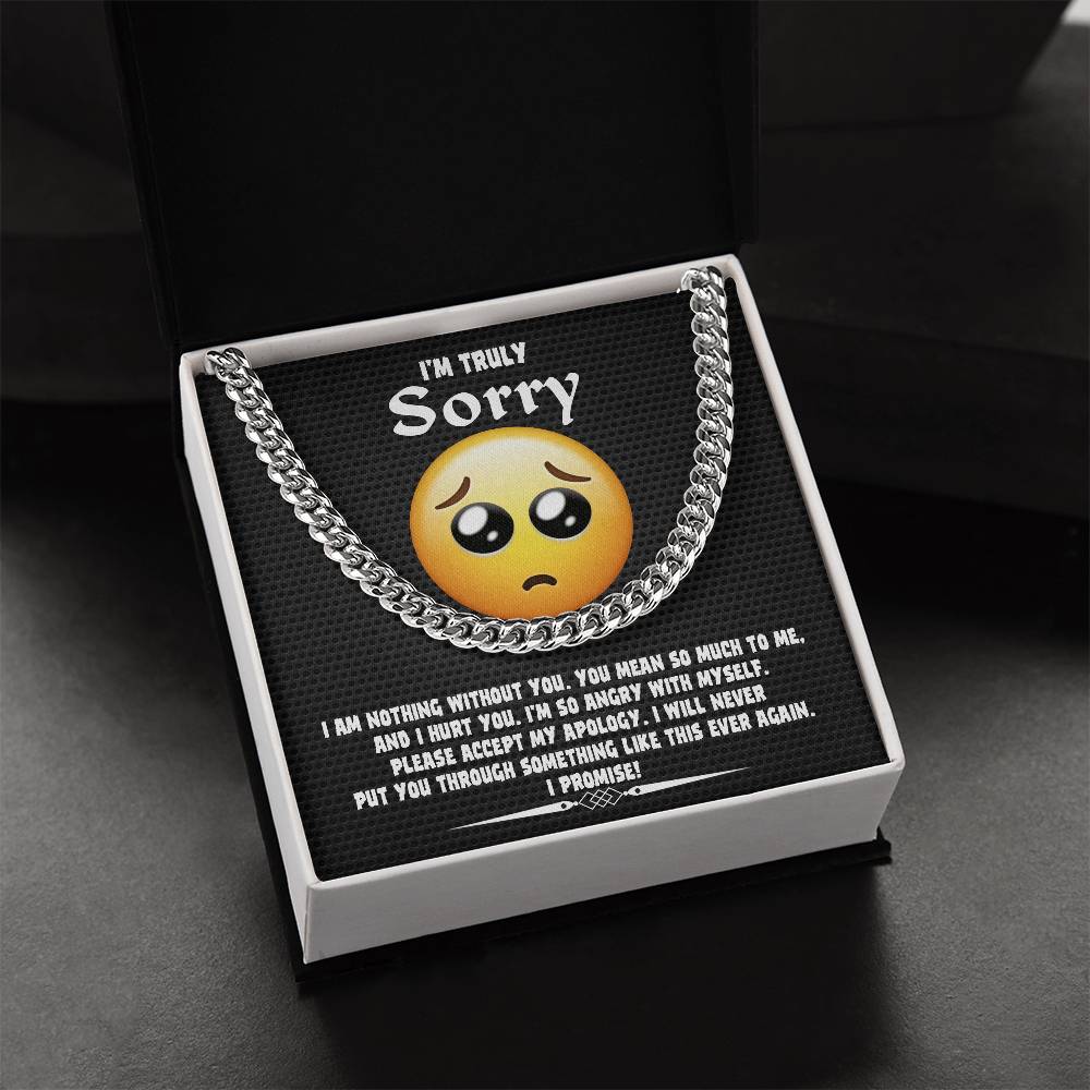 Apology Gift For Men (I'm Sorry) - Accept My Apology