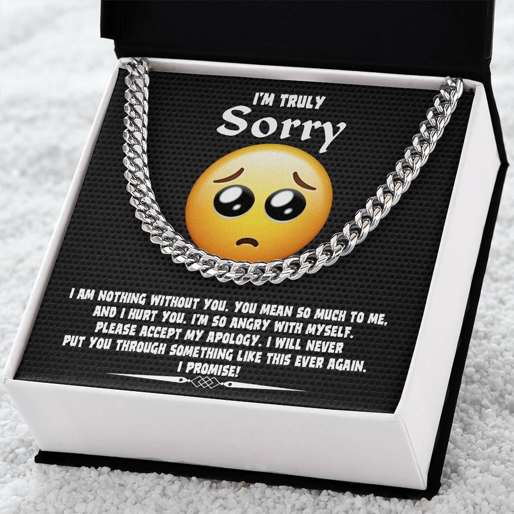 Apology Gift For Men (I'm Sorry) - Accept My Apology