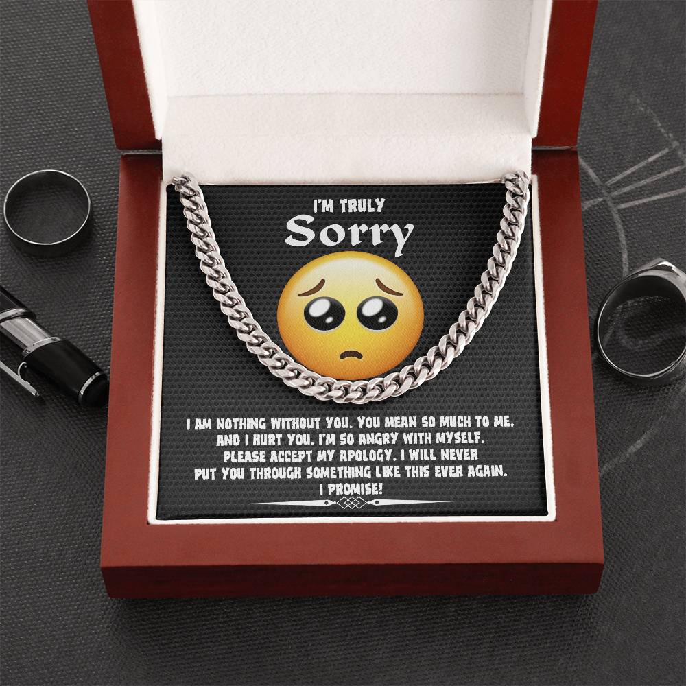 Apology Gift For Men (I'm Sorry) - Accept My Apology