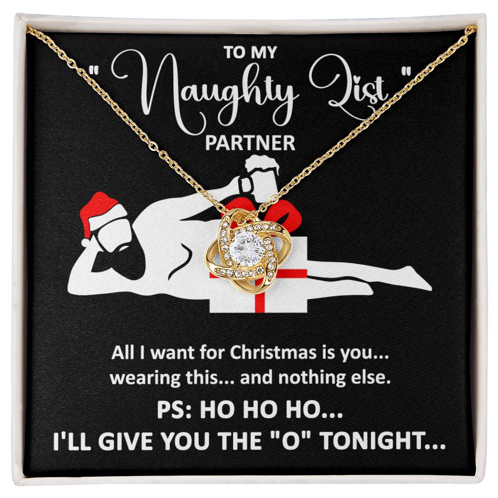 Necklace Gift For Wife or Girlfriend - Naughty List