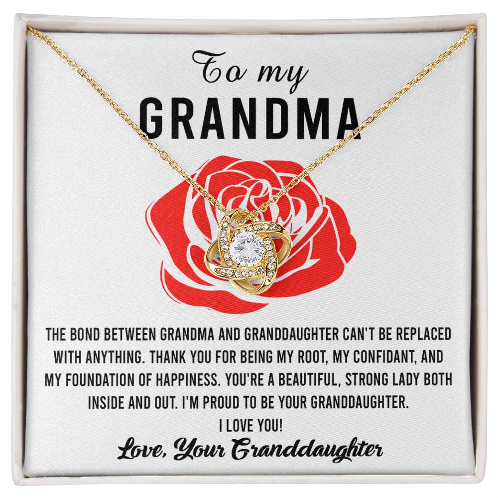 Necklace Gift For Grandma - Strong Lady