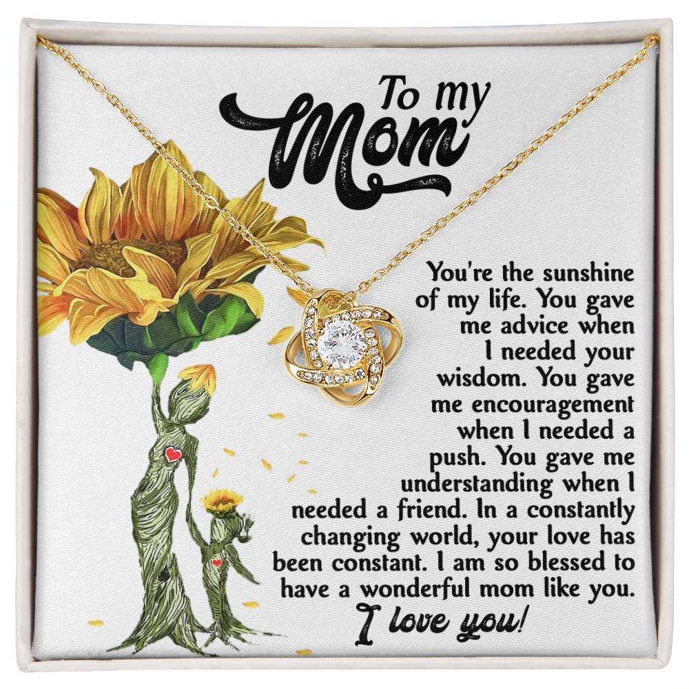 Necklace Gift For Mom - The Sunshine