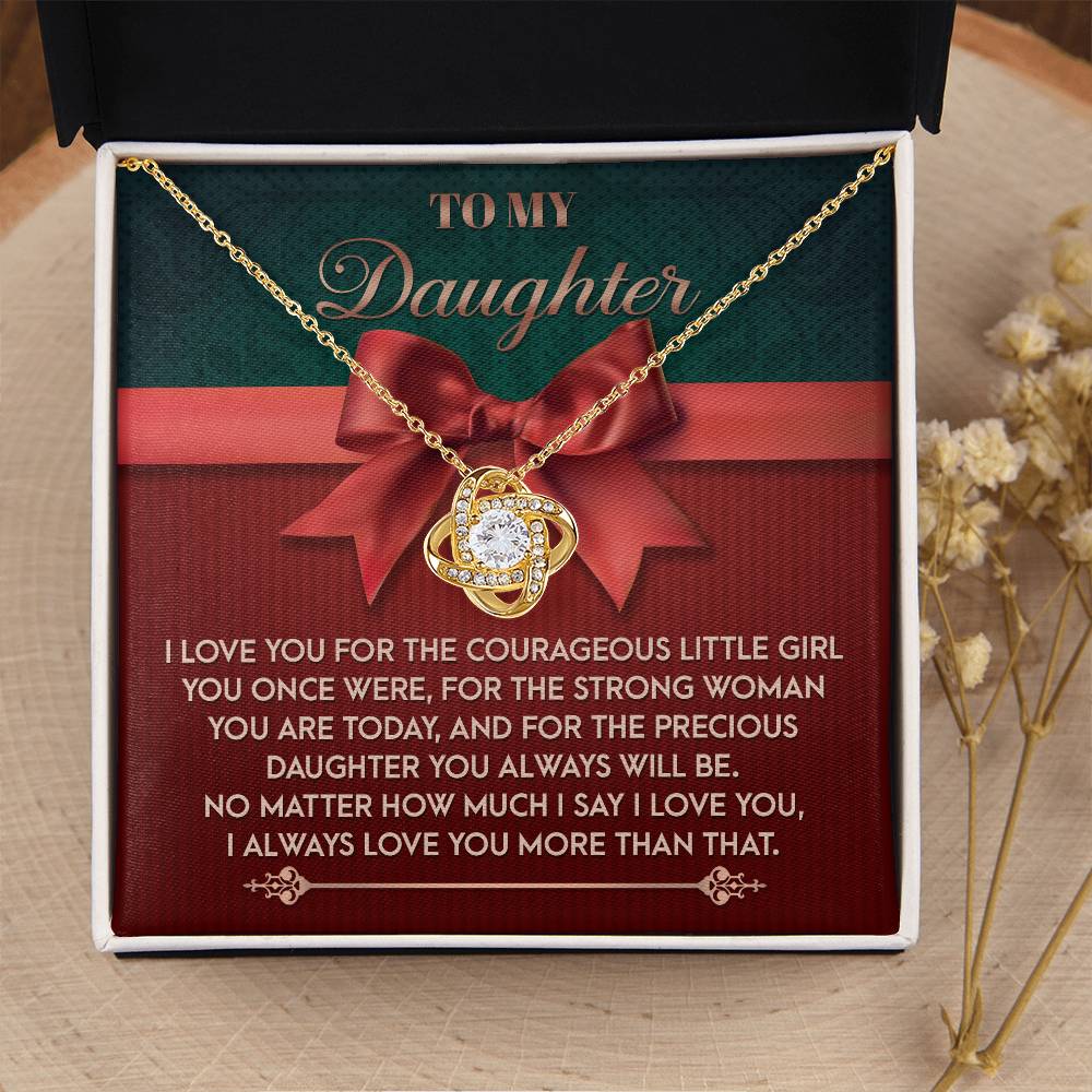 Necklace Gift For Daughter - Always Will Be