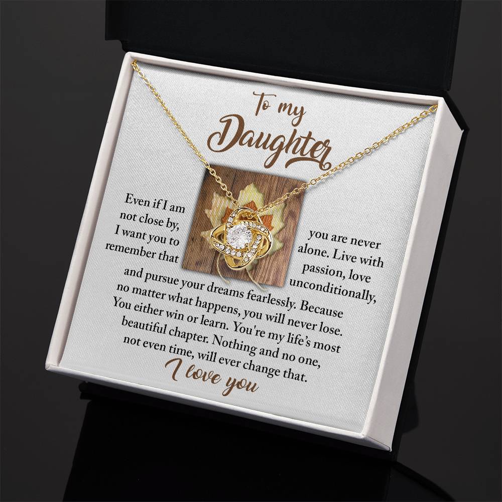 Necklace Gift For Daughter - Live With Passion