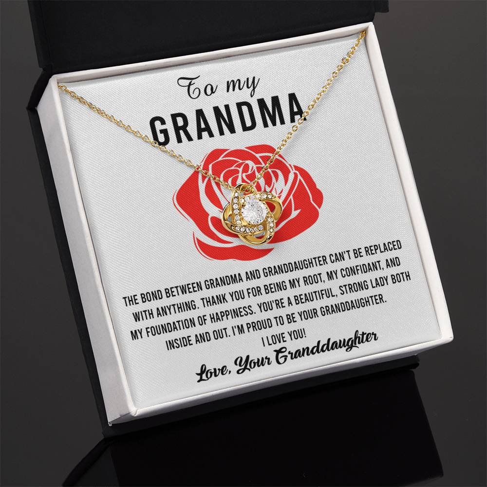 Necklace Gift For Grandma - Strong Lady