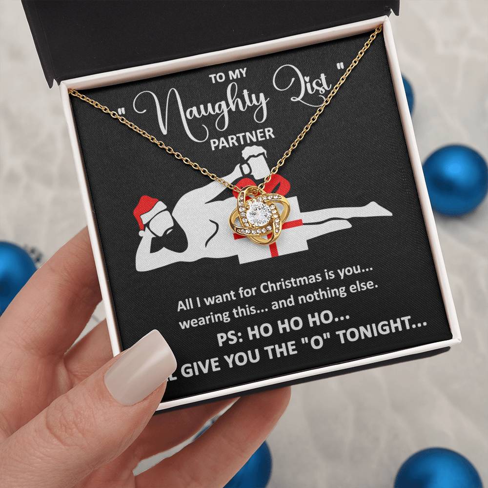 Necklace Gift For Wife or Girlfriend - Naughty List