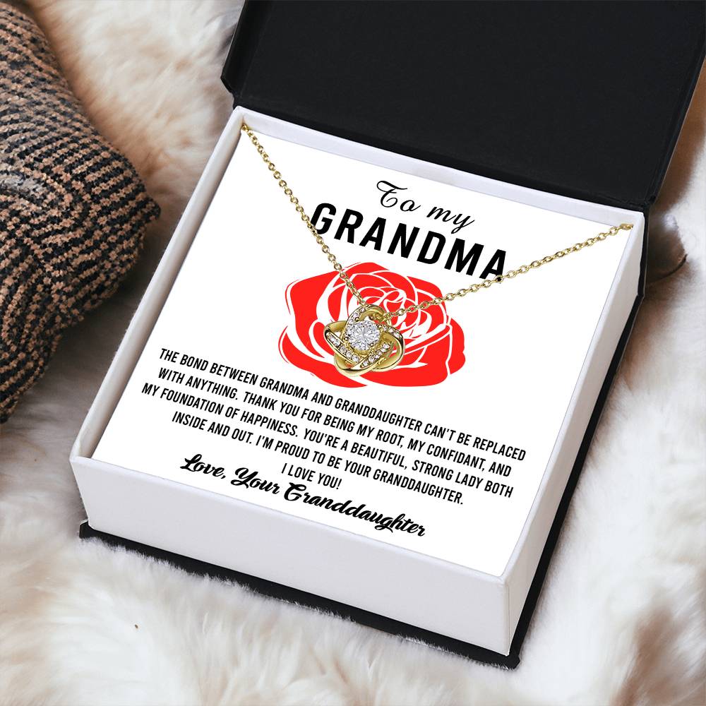 Necklace Gift For Grandma - Strong Lady