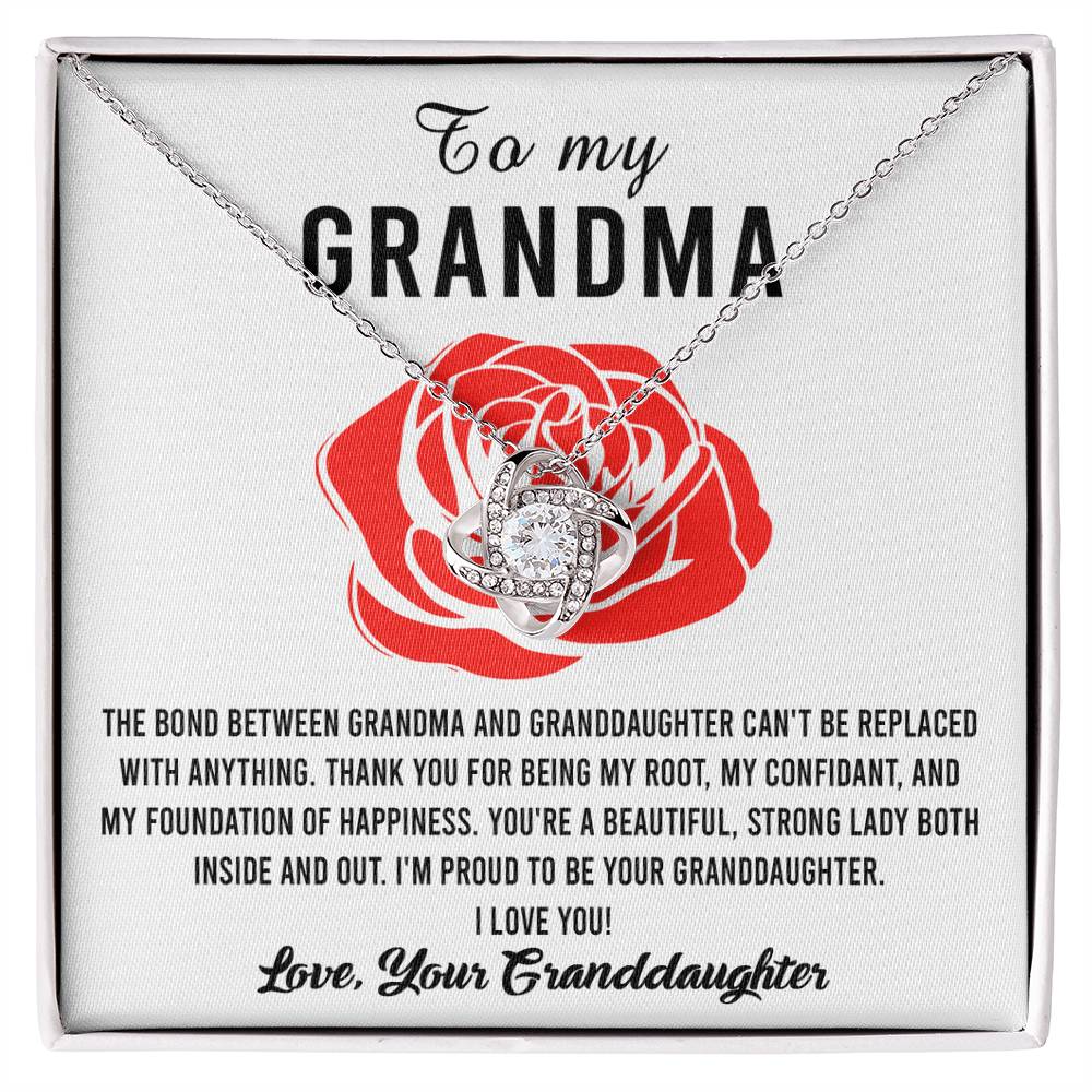 Necklace Gift For Grandma - Strong Lady