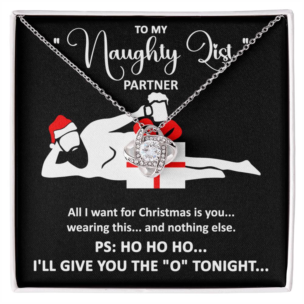 Necklace Gift For Wife or Girlfriend - Naughty List