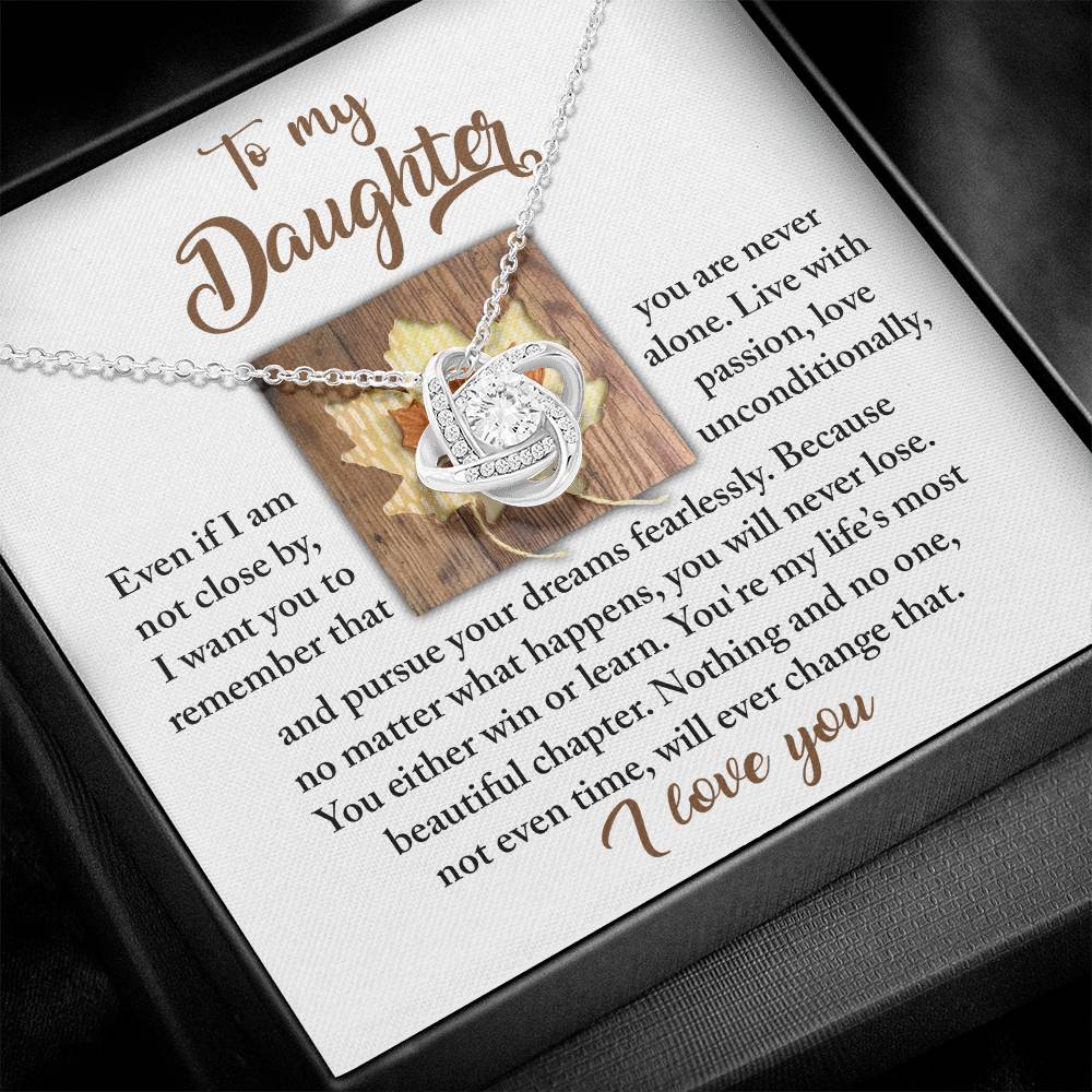 Necklace Gift For Daughter - Live With Passion