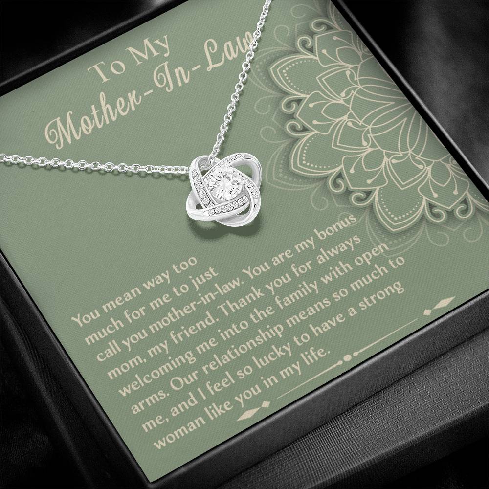 Necklace Gift For Mother In Law - A Strong Woman