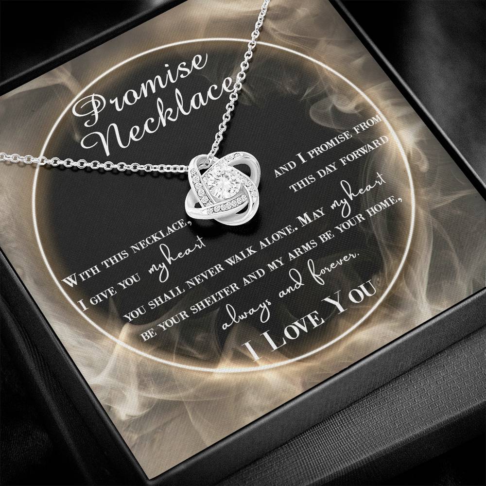 Wedding Gift For Wife - Promise Necklace