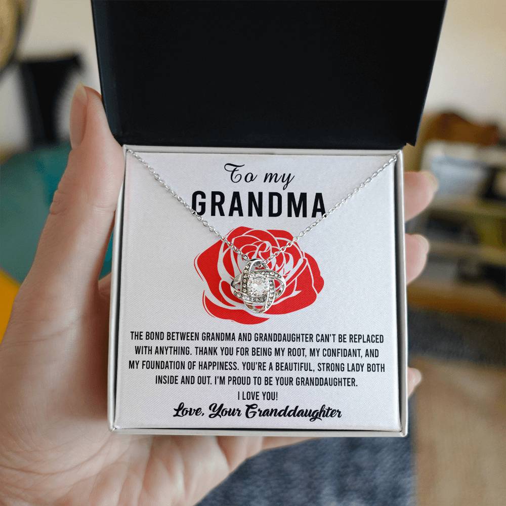 Necklace Gift For Grandma - Strong Lady