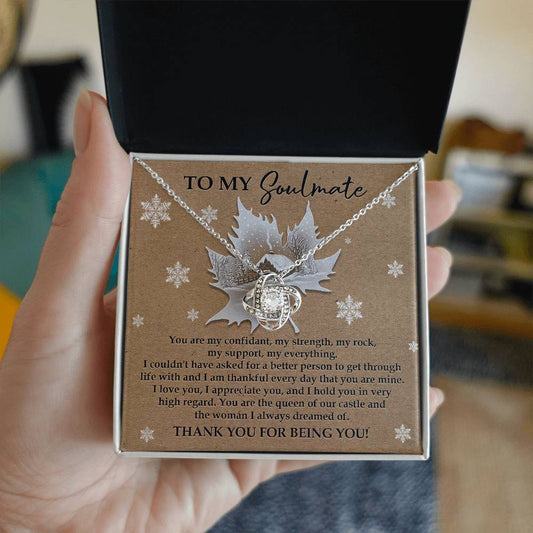 Necklace Gift For Soulmate - Our Castle