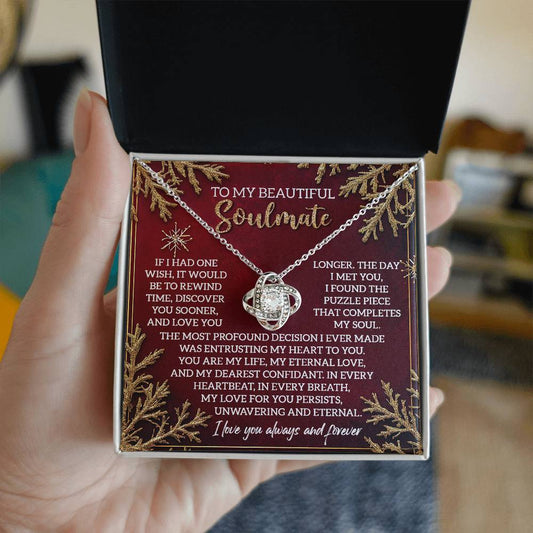 Necklace Gift For Soulmate - Rewind Time