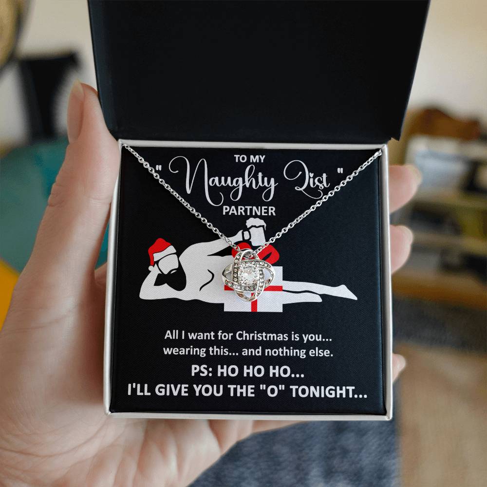 Necklace Gift For Wife or Girlfriend - Naughty List