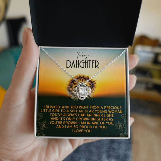 Necklace Gift For Daughter - Grown Brighter