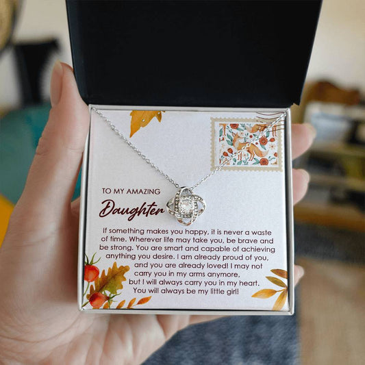 Necklace Gift For Daughter - Makes You Happy