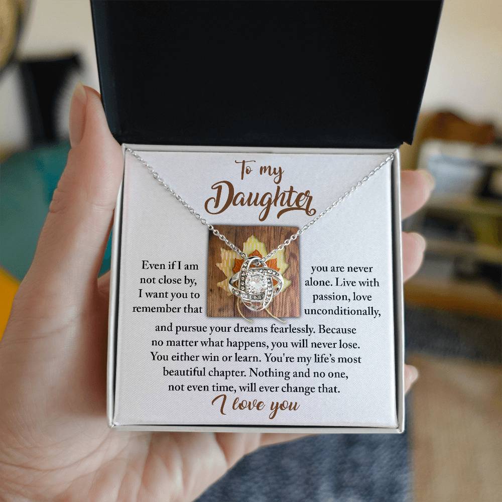 Necklace Gift For Daughter - Live With Passion