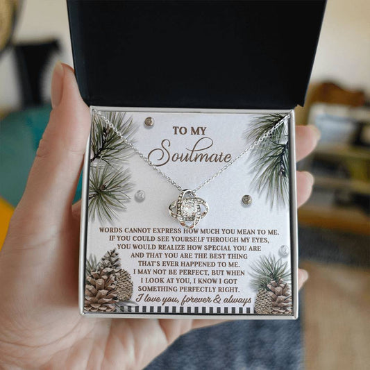 Necklace Gift For Soulmate - Perfectly Right
