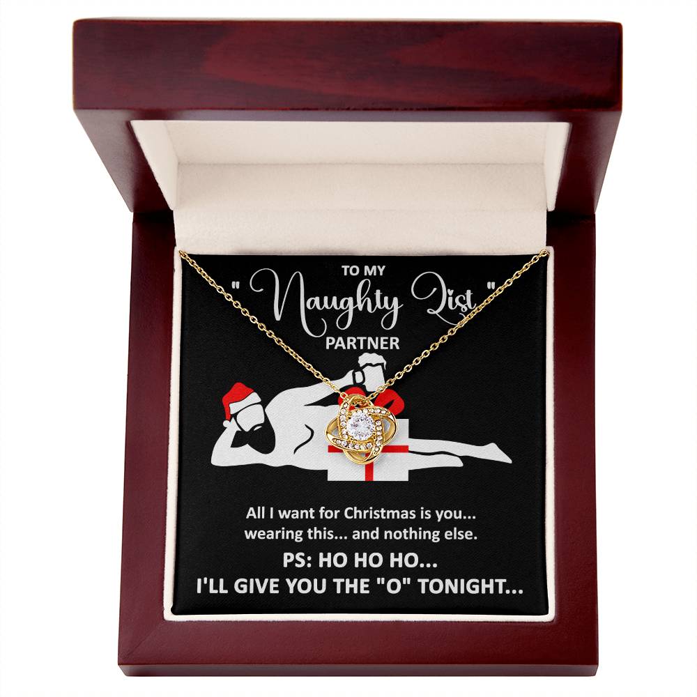 Necklace Gift For Wife or Girlfriend - Naughty List