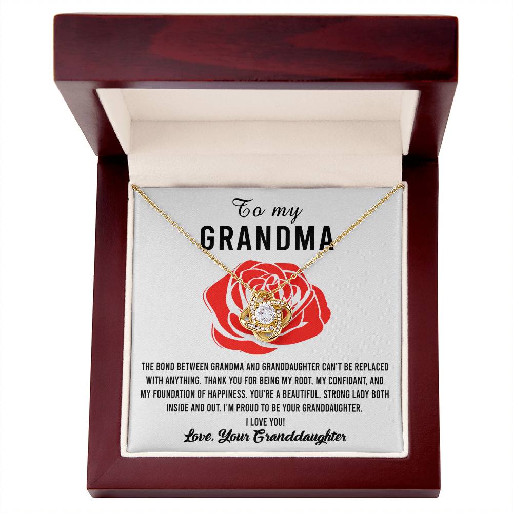 Necklace Gift For Grandma - Strong Lady