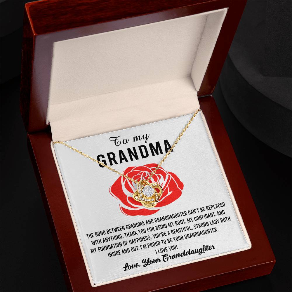 Necklace Gift For Grandma - Strong Lady