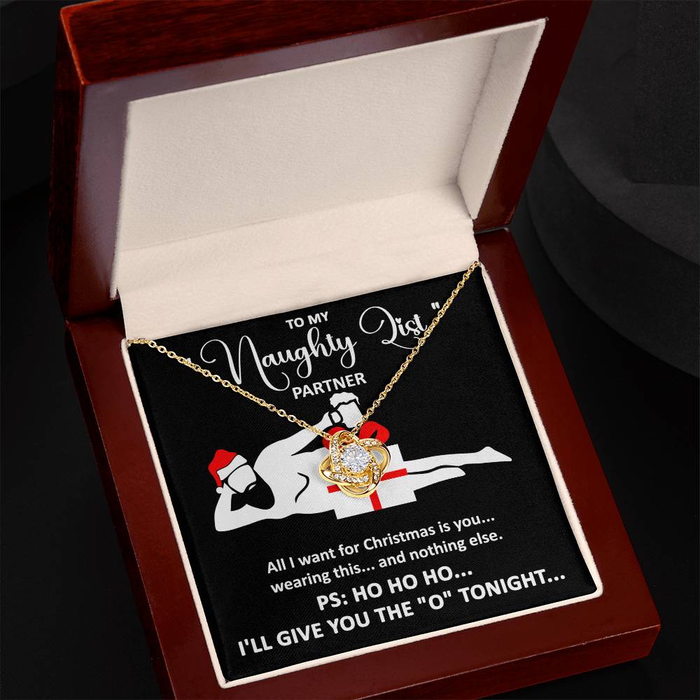 Necklace Gift For Wife or Girlfriend - Naughty List