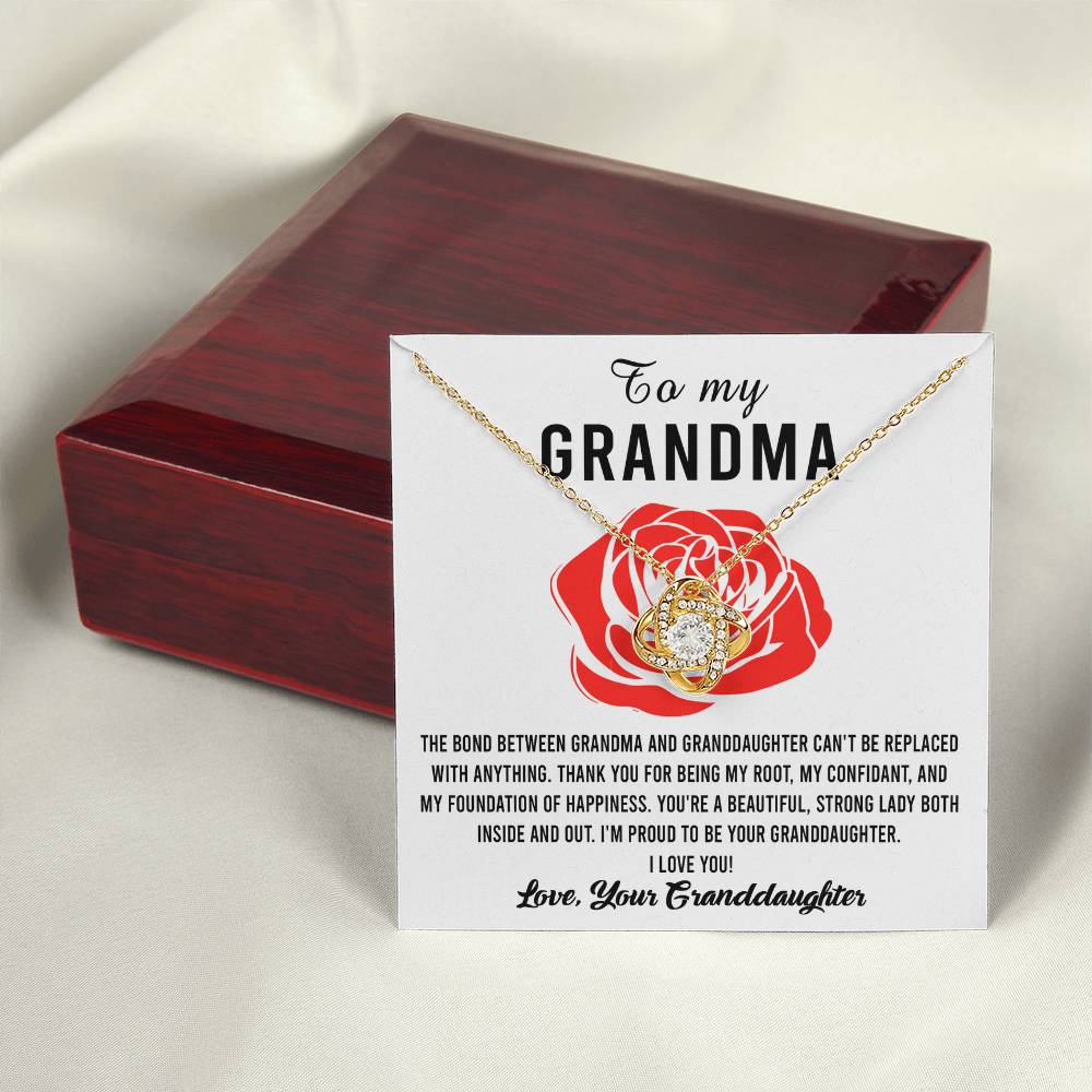 Necklace Gift For Grandma - Strong Lady