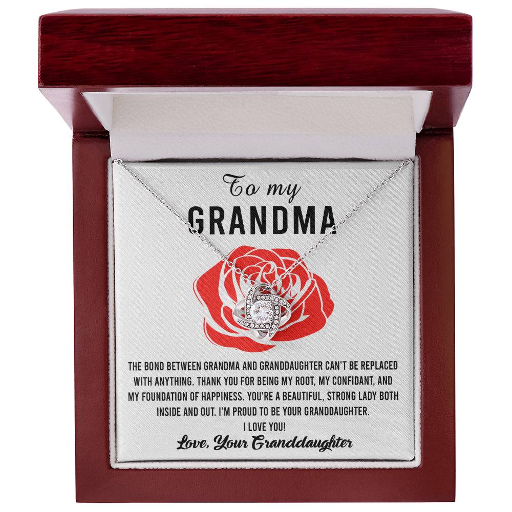 Necklace Gift For Grandma - Strong Lady