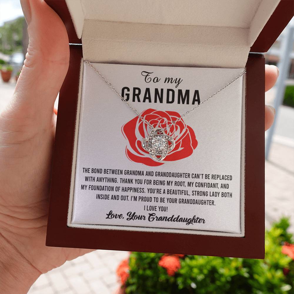 Necklace Gift For Grandma - Strong Lady