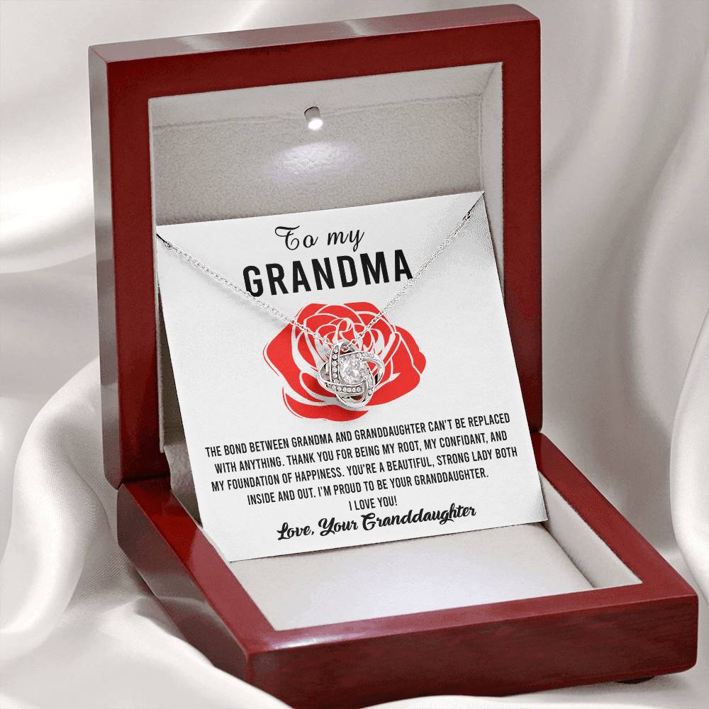 Necklace Gift For Grandma - Strong Lady