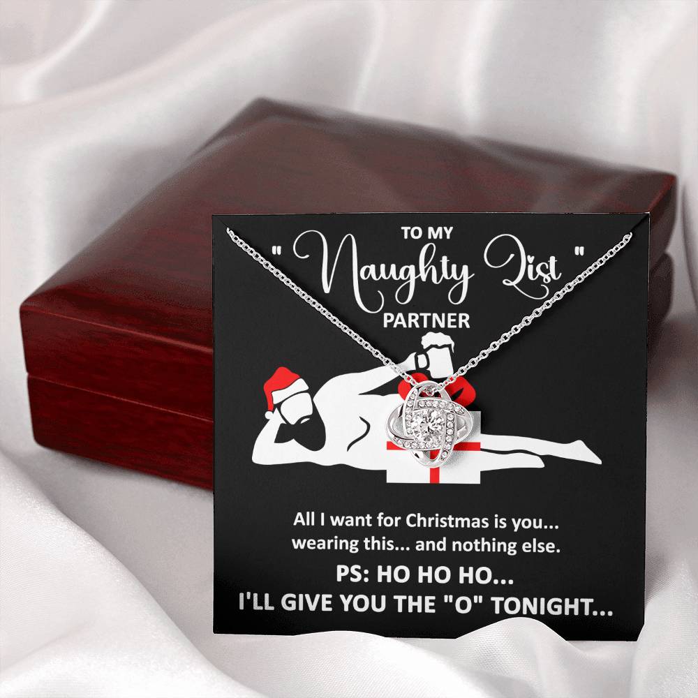 Necklace Gift For Wife or Girlfriend - Naughty List