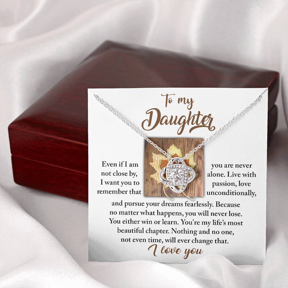 Necklace Gift For Daughter - Live With Passion