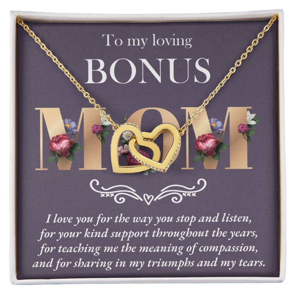 Necklace Gift For Bonus Mom - Throughout The Years