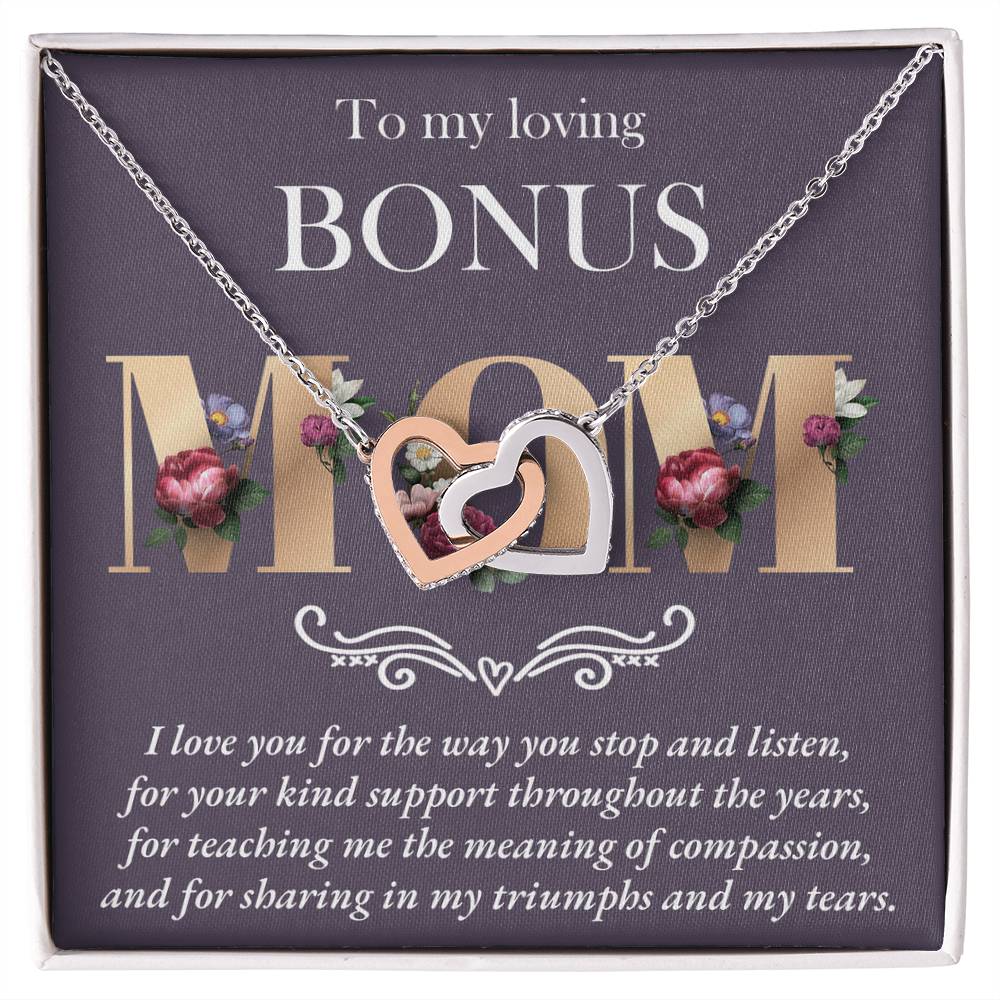 Necklace Gift For Bonus Mom - Throughout The Years