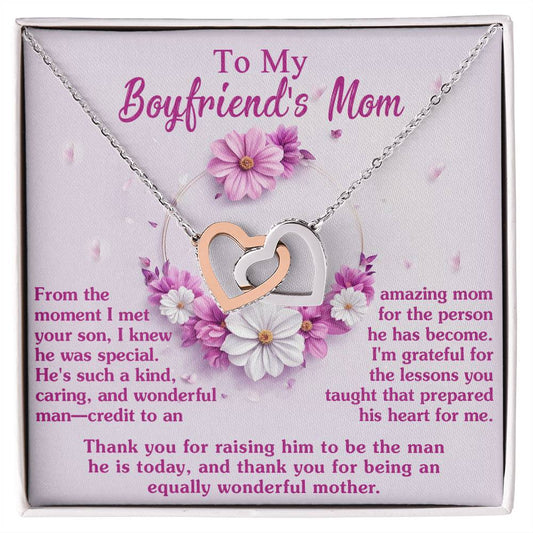 Necklace Gift For Boyfriend's Mom - Wonderful Mother