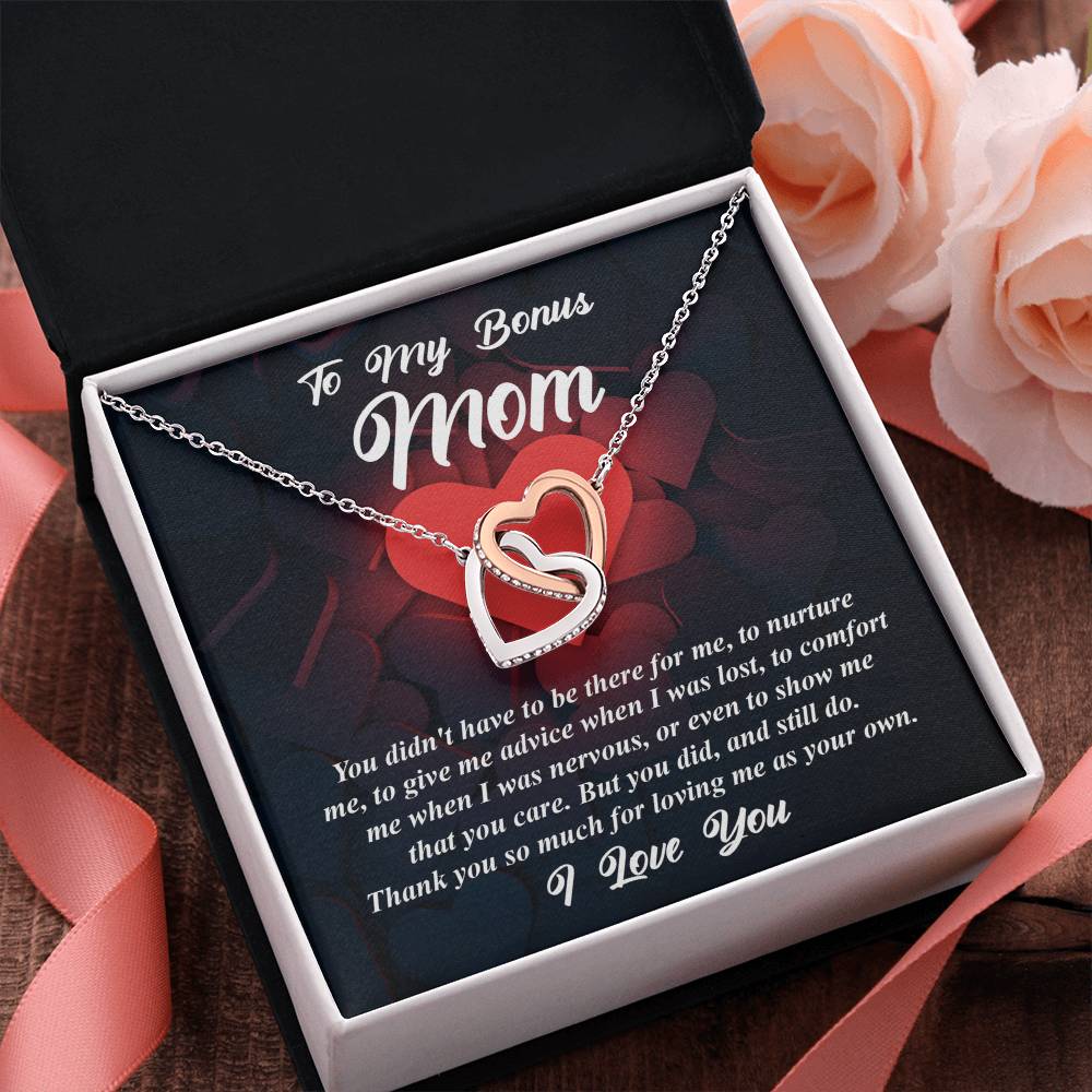 Necklace Gift For Bonus Mom - That You Care