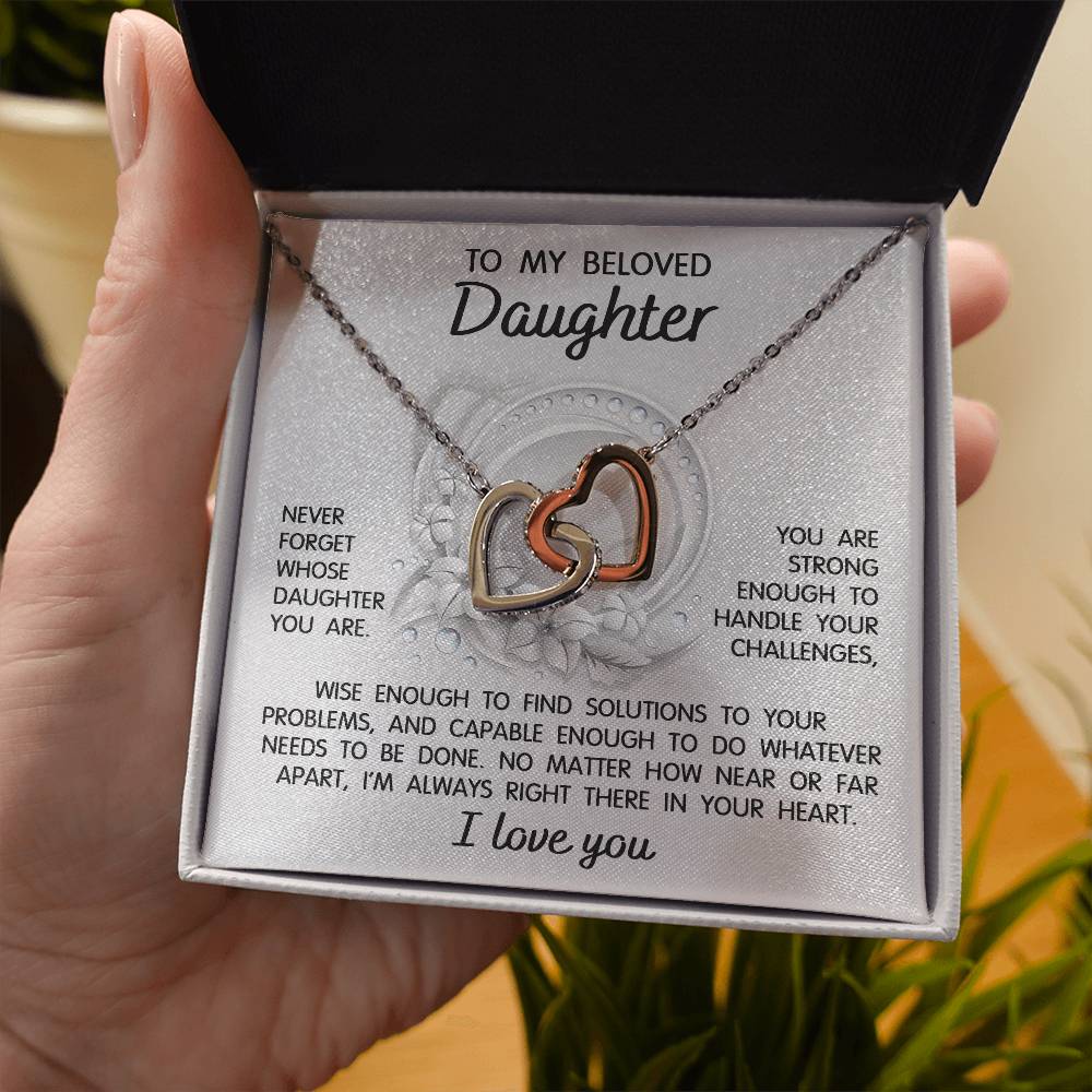 Necklace Gift For Daughter - Always Right There