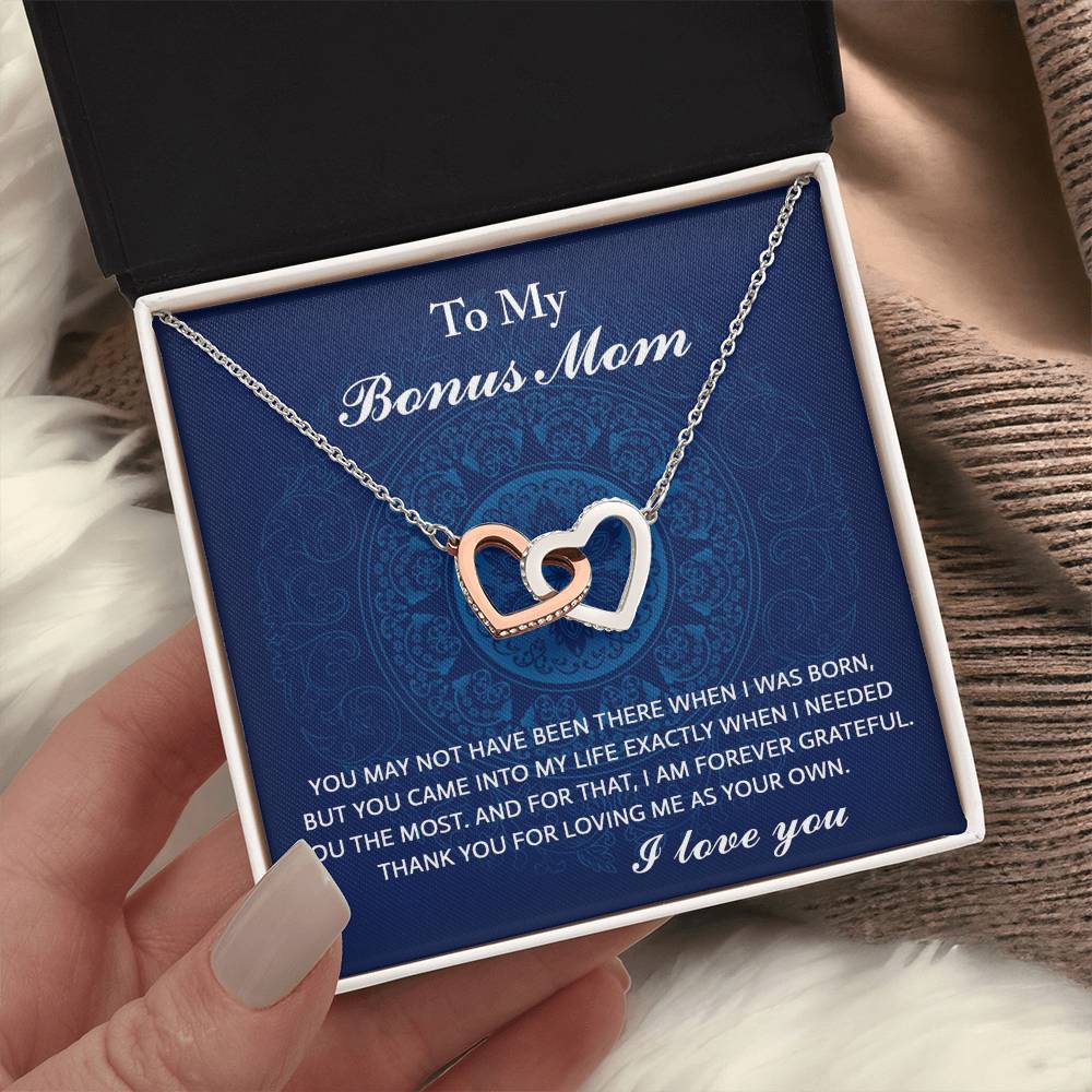 Necklace Gift For Bonus Mom - I Needed You