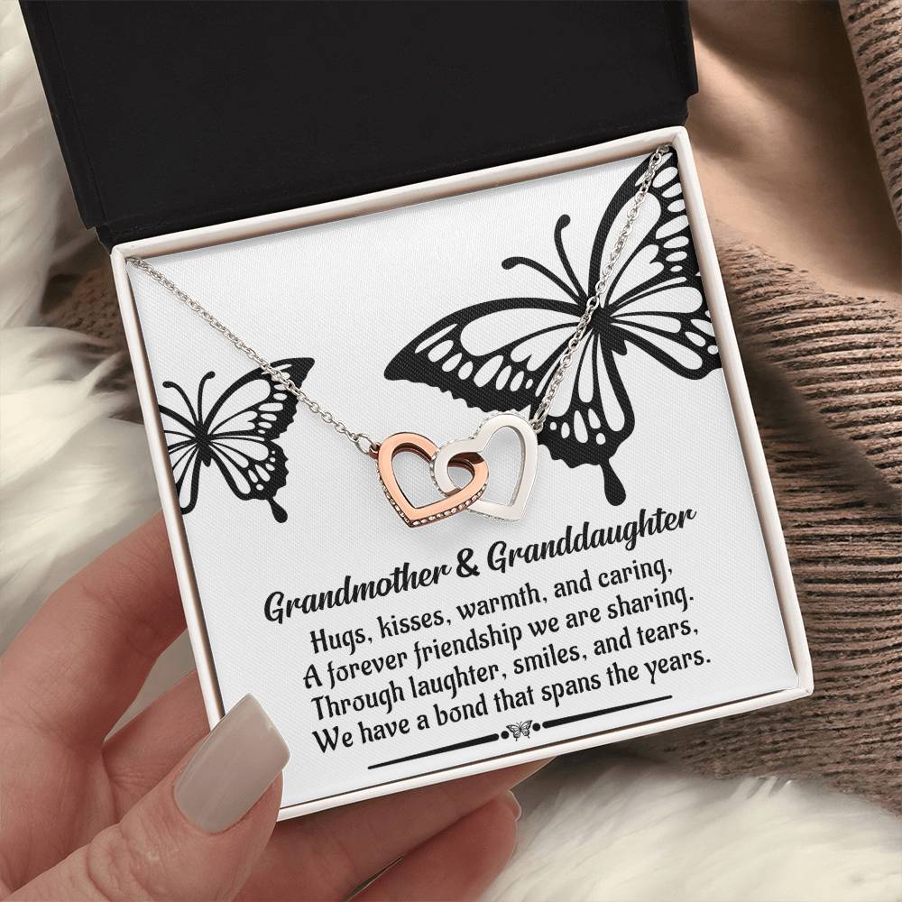 Necklace Gift For Grandma & Granddaughter - A Bond