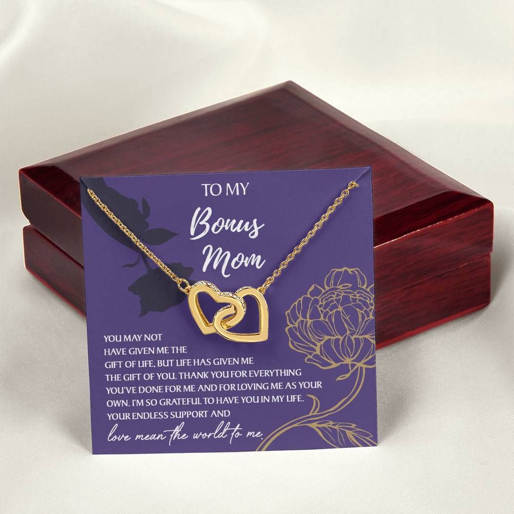 Necklace Gift For Bonus Mom - Endless Support