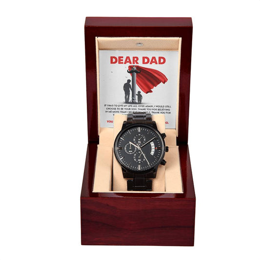 Metal Watch Gift For Dad - My Greatest Hero