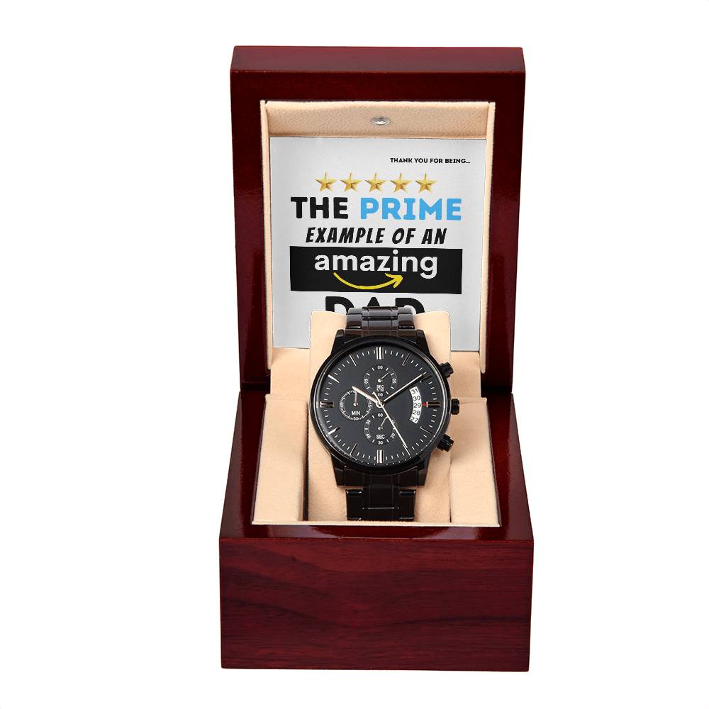 Metal Watch Gift For Amazing Dad - The Prime Example