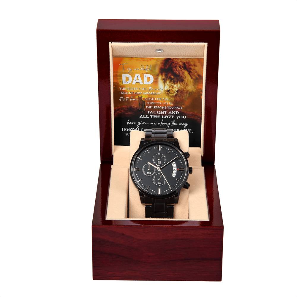 Metal Watch Gift For Dad - Repay Your Love