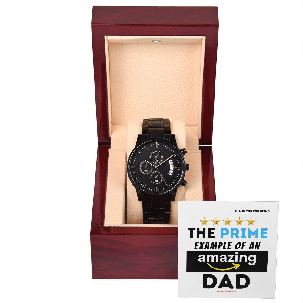 Metal Watch Gift For Amazing Dad - The Prime Example